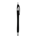 Stylus Click Pen - Black - Pad Printed